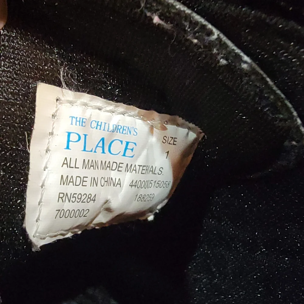The Children's Place Floral Combat Boots